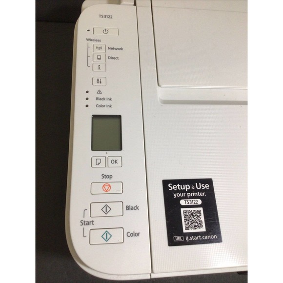 Canon Pixma TS3122 Wireless All-in-One Inkjet Printer/For Parts Or Repair - Picture 6 of 8
